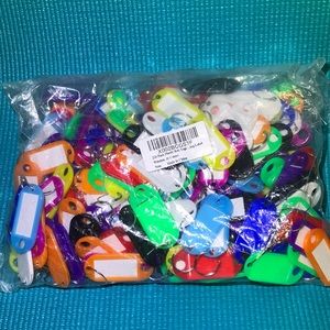 220 pack plastic key tags
